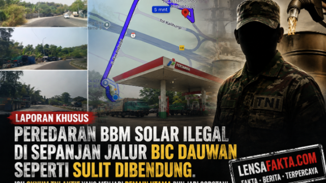 Peredaran Solar Ilegal di Jalur Raya BIC-Dauwan Sulit Diberantas. Keterlibatan Oknum TNI Aktif Jadi Sorotan