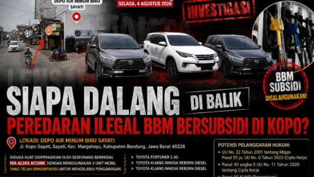 Siapa dalang dibalik peredaran BBM bersubsidi di Kopo?